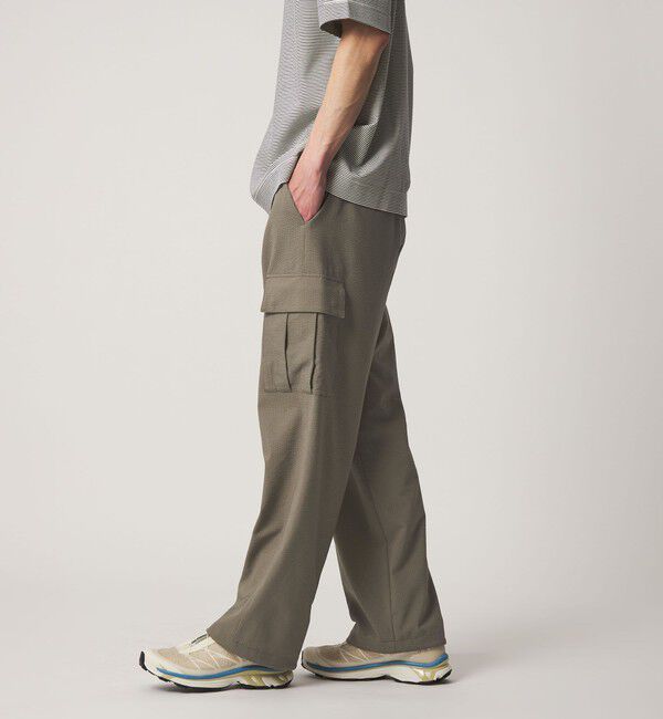 UNITED ARROWS「DotAir ドットエア サッカー カーゴイージーパンツ　吸水速乾」|カーゴ|