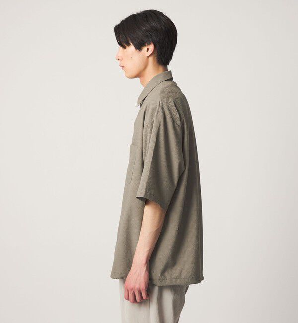 UNITED ARROWS「DotAir ドットエア サッカー ダブルポケットシャツ　吸水速乾」|シャツ・ブラウス|