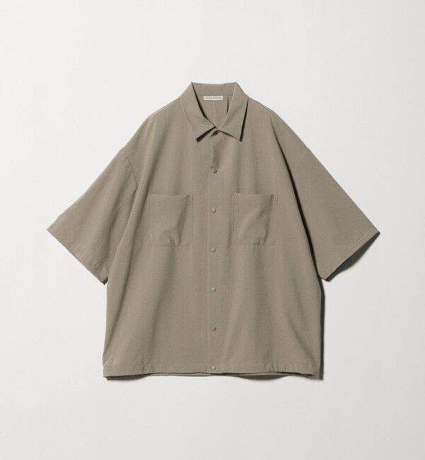 UNITED ARROWS「DotAir ドットエア サッカー ダブルポケットシャツ　吸水速乾」|シャツ・ブラウス|