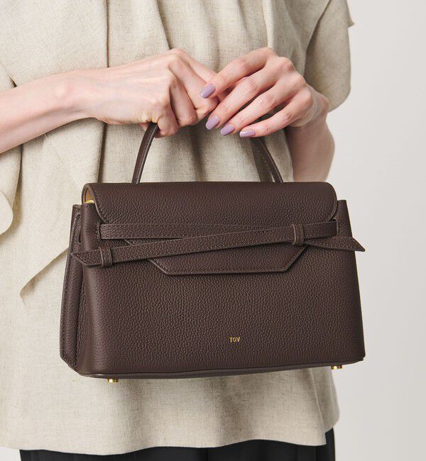 UNITED ARROWS「＜TOV＞MIMI バッグ M」|ハンドバッグ|DK.BROWN