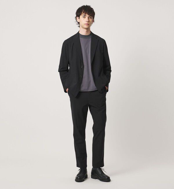 UNITED ARROWS「ナイロン/ポリウレタン エコニール シングル 2ボタン ジャケット タテヨコストレッチ」|テーラードジャケット|