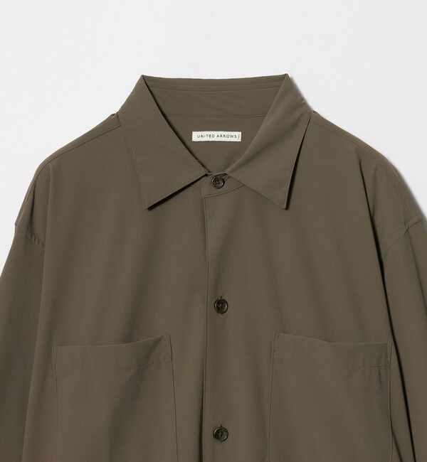 UNITED ARROWS「ナイロン/ポリウレタン エコニール シャツ タテヨコストレッチ」|カーディガン|