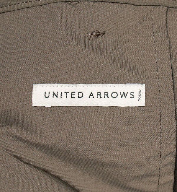 UNITED ARROWS「ナイロン/ポリウレタン エコニール 2プリーツ パンツ タテヨコストレッチ」|チノ|