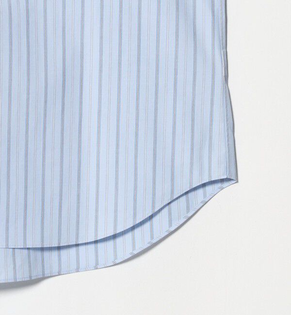 UNITED ARROWS「カリビアーナミルズ ストライプ ポプリン レギュラーカラーシャツ」|シャツ・ブラウス|
