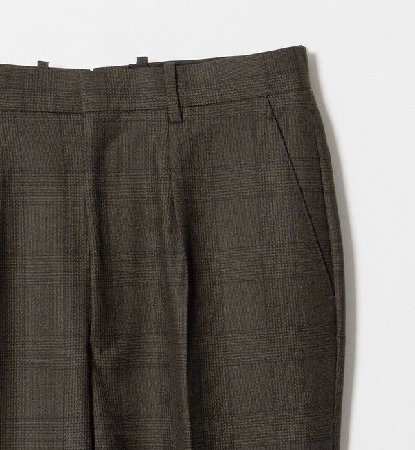 UNITED ARROWS「＜SOVEREIGN＞グレンプレイド 1プリーツ スラックス RELAX MODEL」|スーツ|