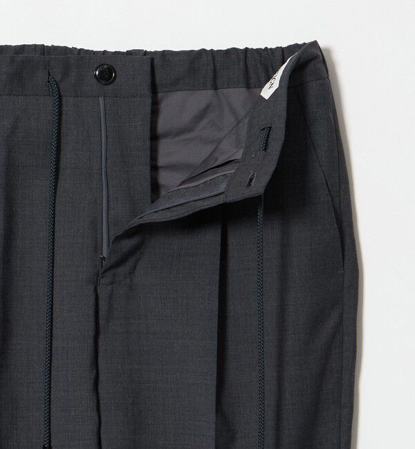 UNITED ARROWS「＜SOVEREIGN＞ウール トロピカル ハーフギャザー イージースラックス」|チノ|