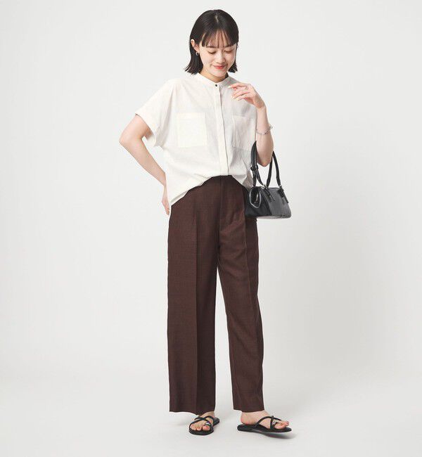 UNITED ARROWS green label relaxing「Breeze Cool ポケット シャツ マシンウォッシャブル 吸水速乾 通気性 UVカット」|シャツ・ブラウス|