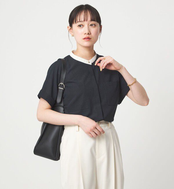 UNITED ARROWS green label relaxing「Breeze Cool ポケット シャツ マシンウォッシャブル 吸水速乾 通気性 UVカット」|シャツ・ブラウス|