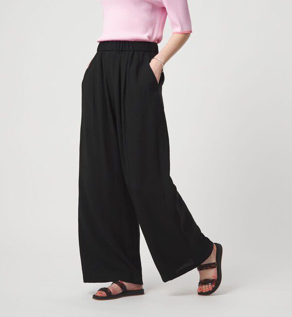 UNITED ARROWS green label relaxing「［size SHORTあり］【WEB限定】＜at ease＞ドロスト ワイド パンツ」|その他|