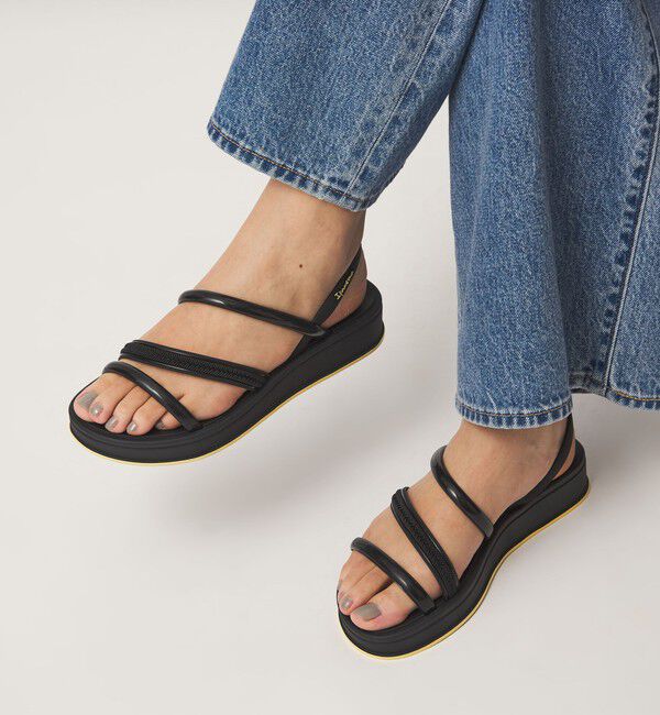 UNITED ARROWS green label relaxing「＜Ipanema＞SPECIAL II サンダル」|サンダル|BLACK