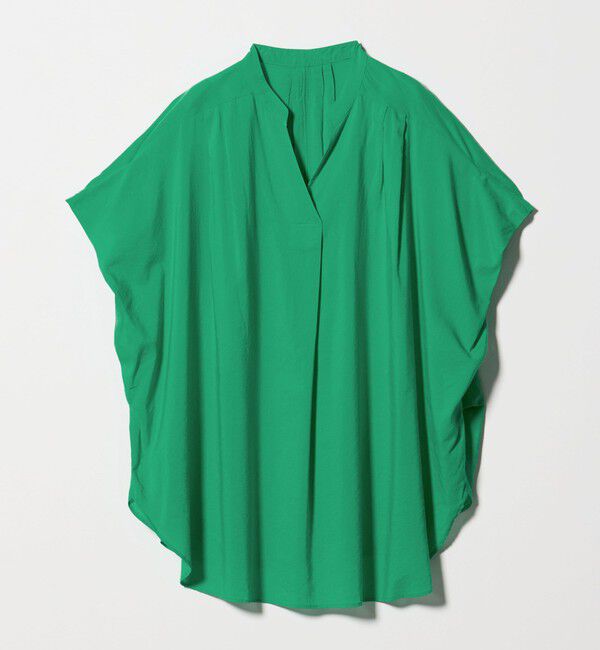 UNITED ARROWS green label relaxing「［size SHORTあり］ショルダー タック スキッパー ブラウス」|シャツ・ブラウス|