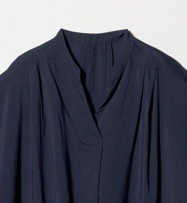 UNITED ARROWS green label relaxing「［size SHORTあり］ショルダー タック スキッパー ブラウス」|シャツ・ブラウス|