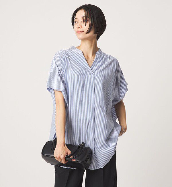 UNITED ARROWS green label relaxing「［size SHORTあり］ショルダー タック スキッパー ブラウス」|シャツ・ブラウス|その他1
