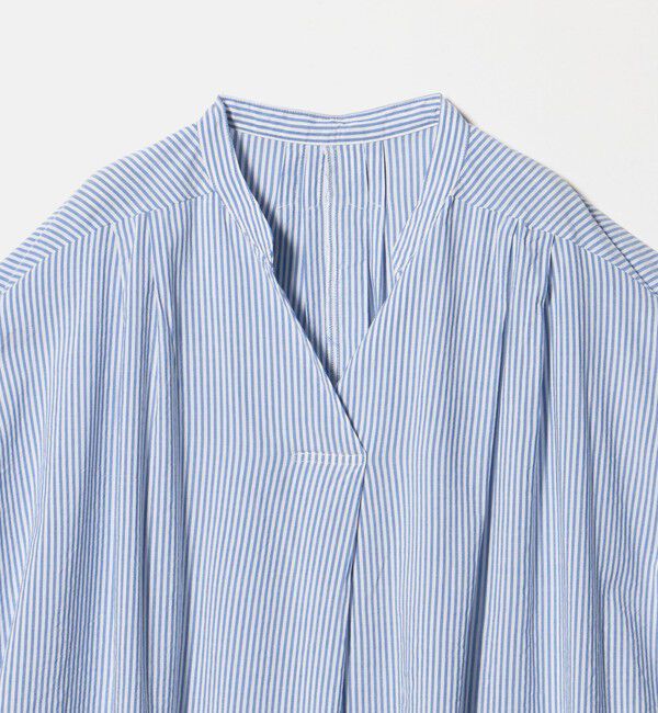UNITED ARROWS green label relaxing「［size SHORTあり］ショルダー タック スキッパー ブラウス」|シャツ・ブラウス|