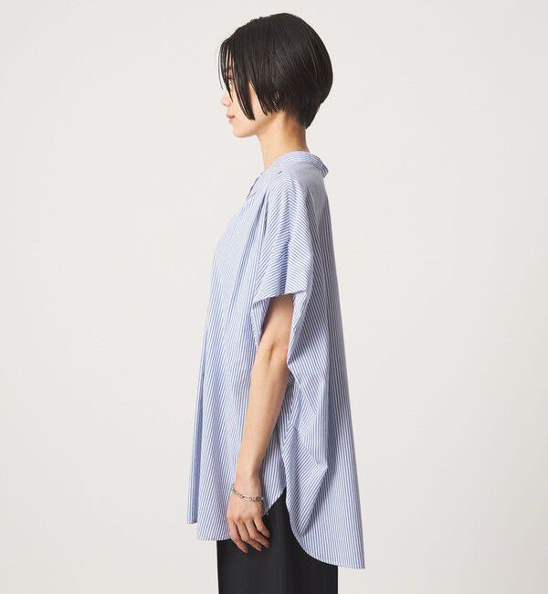 UNITED ARROWS green label relaxing「［size SHORTあり］ショルダー タック スキッパー ブラウス」|シャツ・ブラウス|