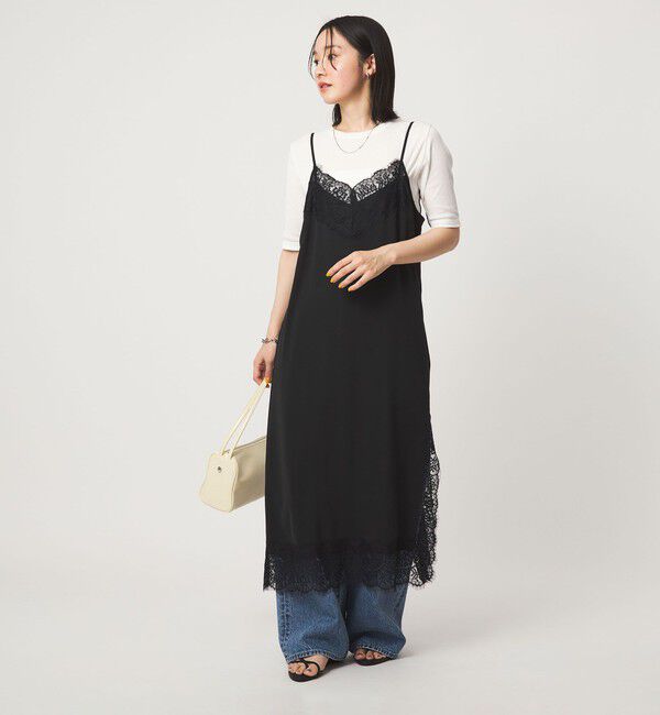 UNITED ARROWS green label relaxing「【WEB限定】＜at ease＞シアーテレコ バイカラー カットソー」|Tシャツ・カットソー|