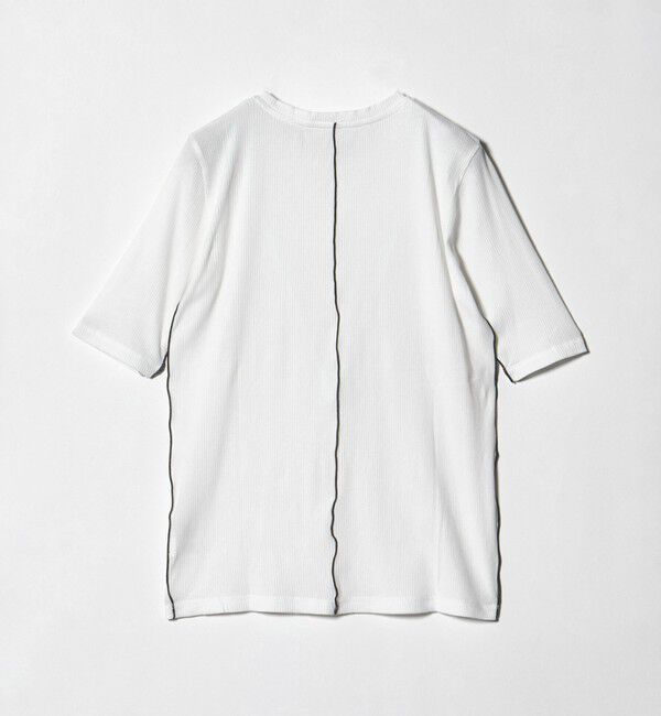 UNITED ARROWS green label relaxing「【WEB限定】＜at ease＞シアーテレコ バイカラー カットソー」|Tシャツ・カットソー|