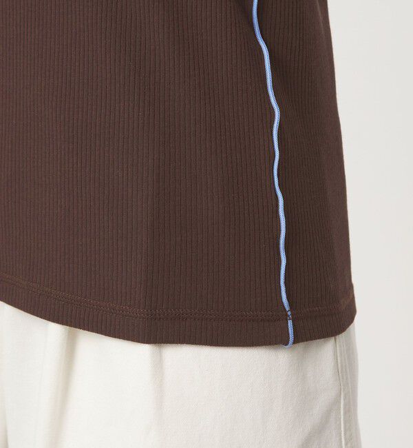 UNITED ARROWS green label relaxing「【WEB限定】＜at ease＞シアーテレコ バイカラー カットソー」|Tシャツ・カットソー|