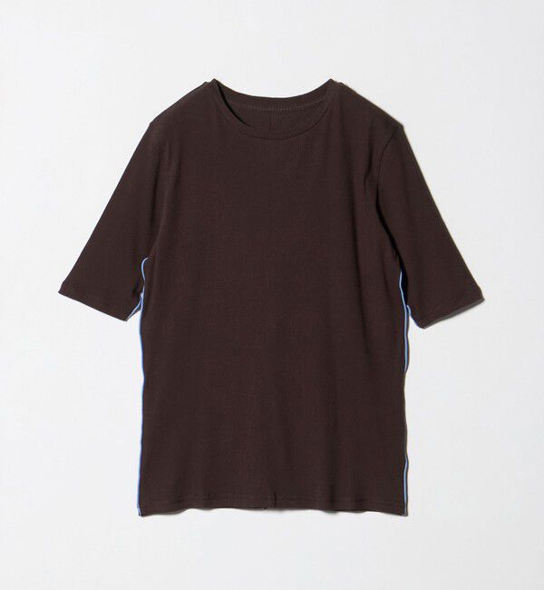 UNITED ARROWS green label relaxing「【WEB限定】＜at ease＞シアーテレコ バイカラー カットソー」|Tシャツ・カットソー|