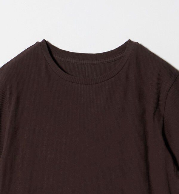 UNITED ARROWS green label relaxing「【WEB限定】＜at ease＞シアーテレコ バイカラー カットソー」|Tシャツ・カットソー|