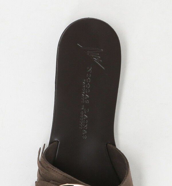 EMMEL REFINES「＜NICOLAS LAINAS＞フリンジバックル フラット サンダル＜ Select by EMMEL REFINES ＞」|サンダル|