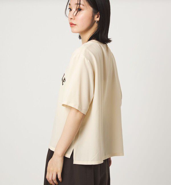 UNITED ARROWS green label relaxing「【WEB限定】＜at ease＞ジョーゼット プリント カットソー  吸水速乾」|Tシャツ・カットソー|