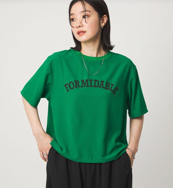 UNITED ARROWS green label relaxing「【WEB限定】＜at ease＞ジョーゼット プリント カットソー  吸水速乾」|Tシャツ・カットソー|KELLY
