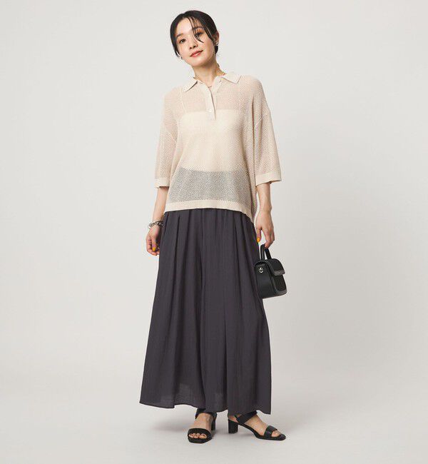 UNITED ARROWS green label relaxing「【WEB限定】＜at ease＞ボイル キュロット パンツ」|キュロット|