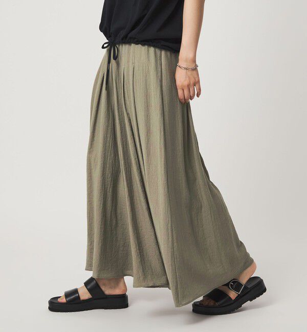 UNITED ARROWS green label relaxing「【WEB限定】＜at ease＞ボイル キュロット パンツ」|キュロット|