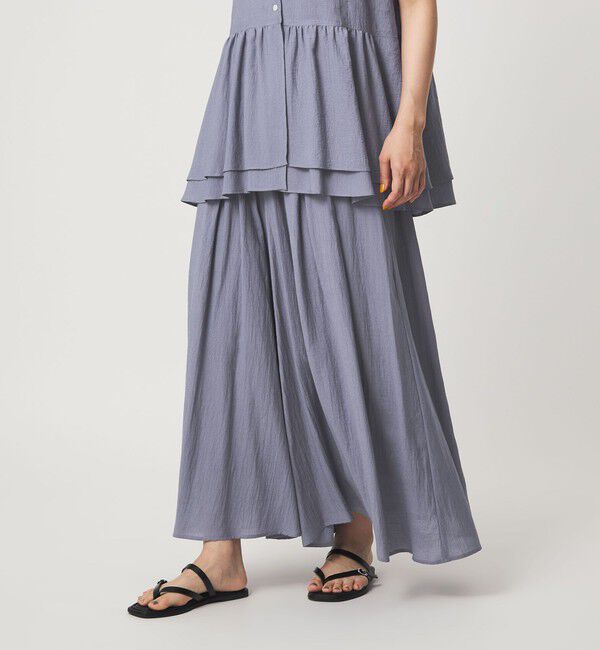 UNITED ARROWS green label relaxing「【WEB限定】＜at ease＞ボイル キュロット パンツ」|キュロット|