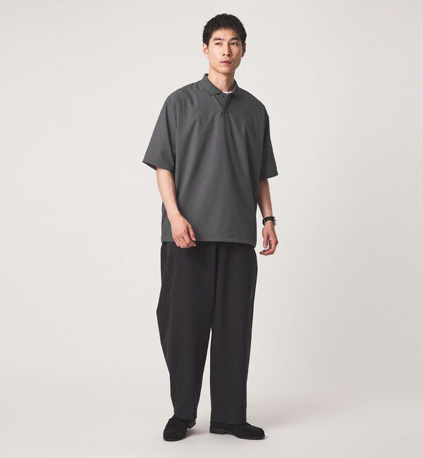 UNITED ARROWS green label relaxing「Dot Air ドローコード 半袖 ポロシャツ -ストレッチ-」|ポロシャツ|