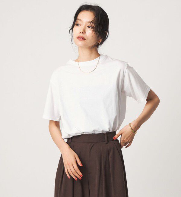 UNITED ARROWS green label relaxing「【WEB限定】＜at ease＞レースキャミ &times; Tシャツ セット」|Tシャツ・カットソー|