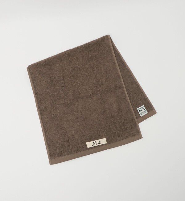 NICE WEATHER「＜NICE WEATHER＞ソリッド タオル」|タオル|DK.BROWN