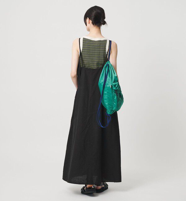BEAUTY&YOUTH UNITED ARROWS「麻ブレンド ドット キャミワンピース」|ワンピース|