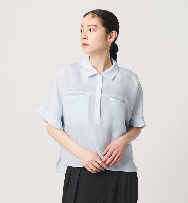 BEAUTY&YOUTH UNITED ARROWS「レーヨンポリエステル ストライプ チュニック」|シャツ・ブラウス|