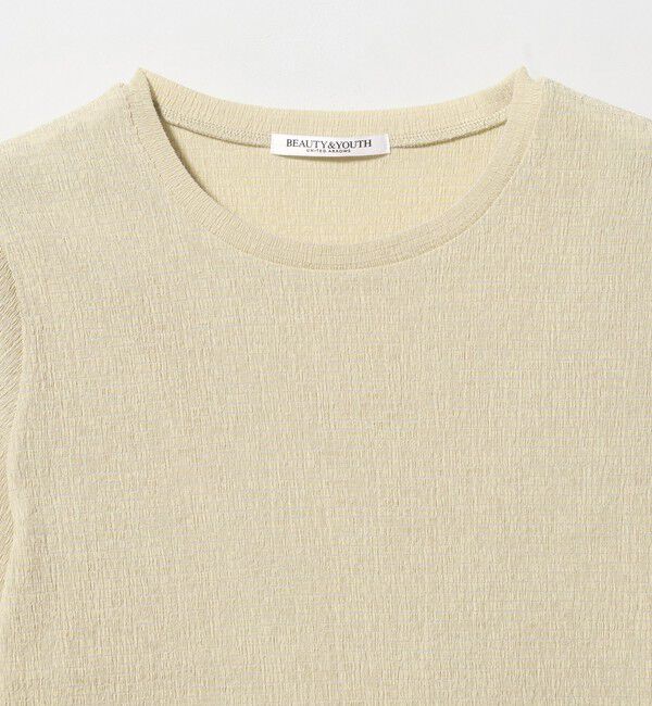BEAUTY&YOUTH UNITED ARROWS「シャーリング コンパクト ボーダー Tシャツ」|Tシャツ・カットソー|