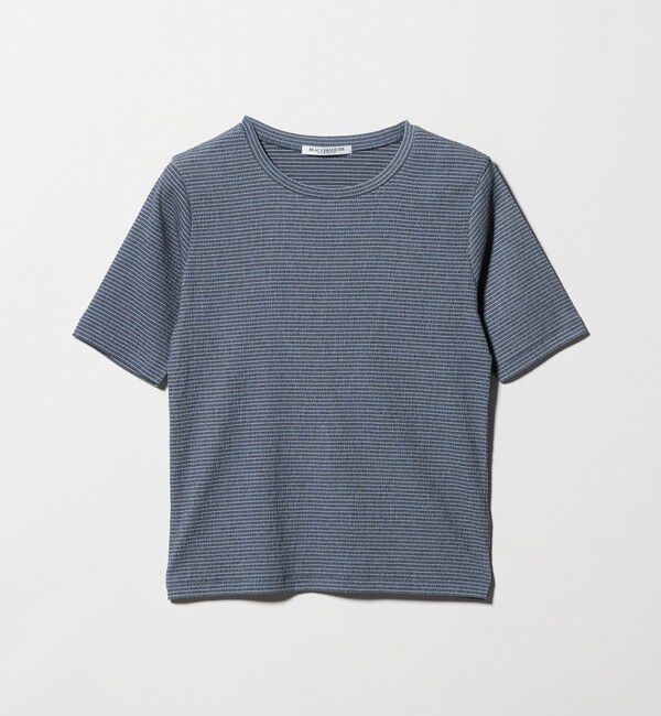 BEAUTY&YOUTH UNITED ARROWS「シャーリング コンパクト ボーダー Tシャツ」|Tシャツ・カットソー|