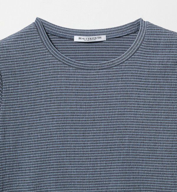 BEAUTY&YOUTH UNITED ARROWS「シャーリング コンパクト ボーダー Tシャツ」|Tシャツ・カットソー|