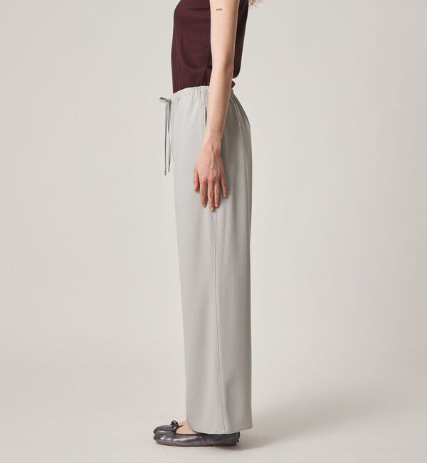 STEVEN ALAN「＜Steven Alan＞バックサテン ジョーゼット イージーパンツ」|スラックス|