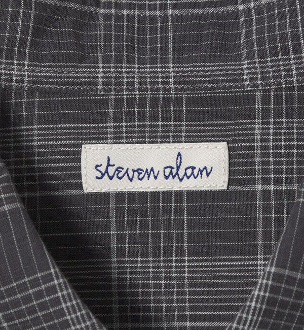 STEVEN ALAN「＜Steven Alan＞ スラブ チェック レギュラーカラー シャツ LOOSE」|シャツ・ブラウス|