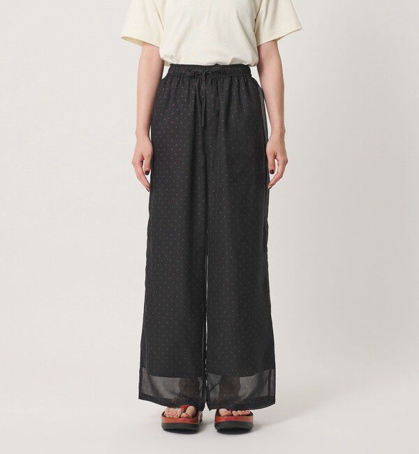 BEAUTY&YOUTH UNITED ARROWS「【別注】＜She is-.＞ドット シアー ワイドパンツ」|その他|