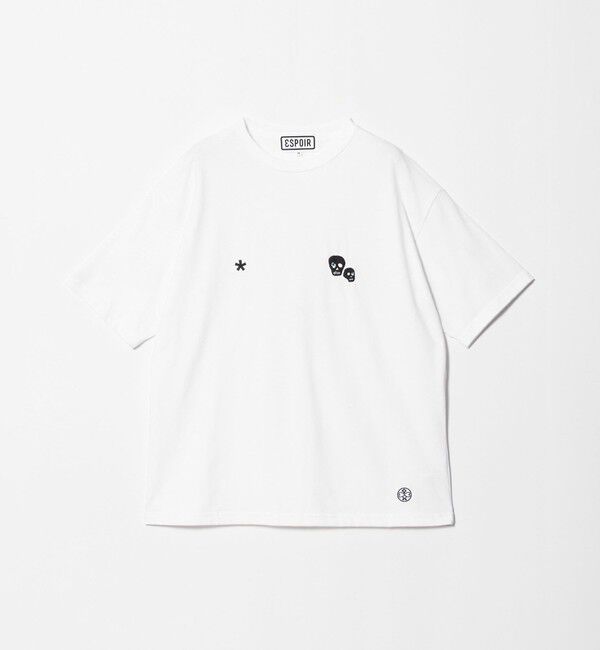 BEAUTY&YOUTH UNITED ARROWS「＜ESPOIR＞Skull EMB Tシャツ」|Tシャツ・カットソー|