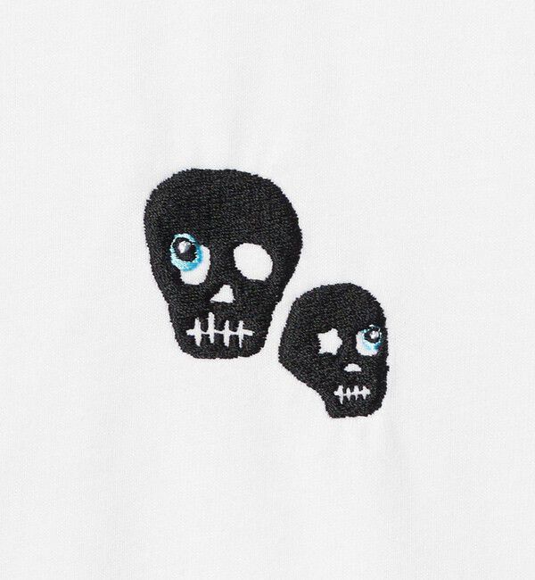 BEAUTY&YOUTH UNITED ARROWS「＜ESPOIR＞Skull EMB Tシャツ」|Tシャツ・カットソー|