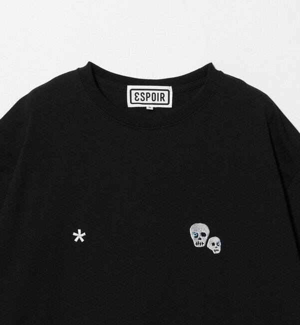 BEAUTY&YOUTH UNITED ARROWS「＜ESPOIR＞Skull EMB Tシャツ」|Tシャツ・カットソー|
