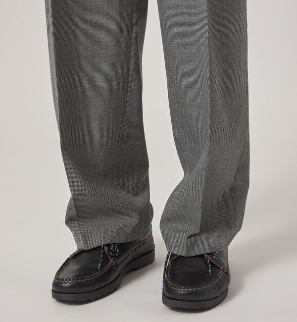STEVEN ALAN「＜Steven Alan＞ TW ハウンドトゥース チェック イン ツープリーツ ドレス トラウザーズ II」|スラックス|