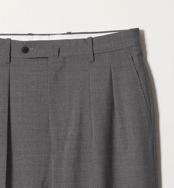 STEVEN ALAN「＜Steven Alan＞ TW ハウンドトゥース チェック イン ツープリーツ ドレス トラウザーズ II」|スラックス|