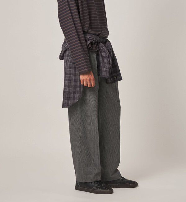 STEVEN ALAN「＜Steven Alan＞ TW ハウンドトゥース チェック イン ツープリーツ ドレス トラウザーズ II」|スラックス|