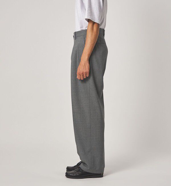 STEVEN ALAN「＜Steven Alan＞ TW ハウンドトゥース チェック イン ツープリーツ ドレス トラウザーズ II」|スラックス|