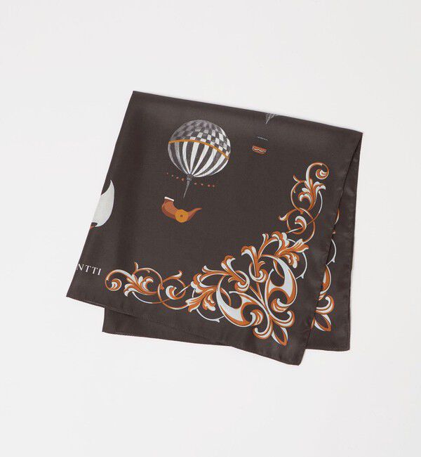 BEAUTY&YOUTH UNITED ARROWS「＜AULENTTI＞バルーンモチーフ スカーフ」|バンダナ・スカーフ|DK.BROWN