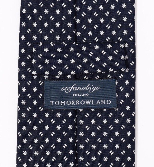 TOMORROWLAND GOODS「STEFANO BIGI シルクプリント 小紋柄ネクタイ」|ネクタイ・蝶ネクタイ|